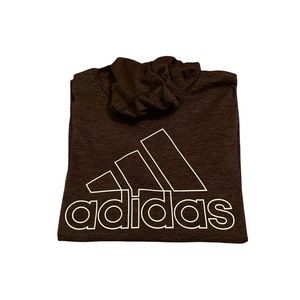 Adidas | Heather Black Logo Pullover